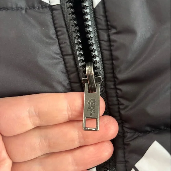The North Face Boys Reversible Perrito Hooded Jacket XL (14/16) Black Logo - Picture 16 of 16